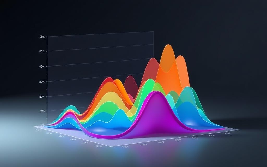 A complex data visualization showcasing voice search query patterns. Striking a balance between analytical clarity and artistic expression, the image features a stylized, three-dimensional graph against a sleek, minimalist backdrop. Vibrant colors and dynamic shapes intuitively convey the ebb and flow of voice search behavior, with lines and curves tracing the contours of user intent. The overall composition evokes a sense of technological sophistication and data-driven insights, inviting the viewer to delve deeper into the nuances of voice search trends. Precise lighting and a carefully crafted camera angle lend a sense of depth and dimensionality, elevating the visual appeal while maintaining a strong emphasis on the data-driven narrative.